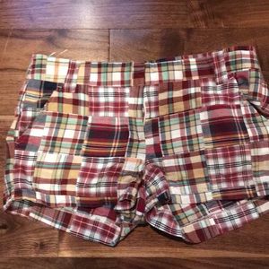 J.Crew plaid shorts